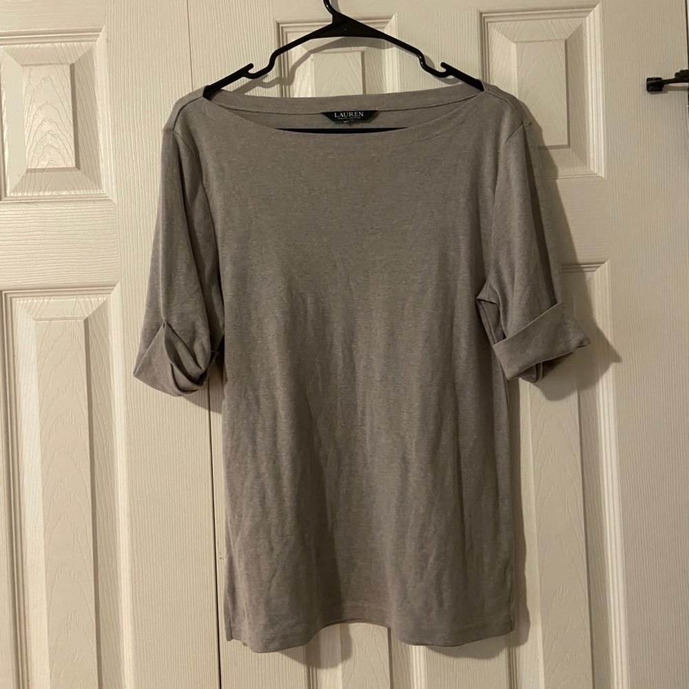 Gray Ralph Lauren tee